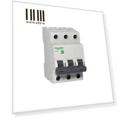 Выключатель автоматический Schneider Electric EASY 9 EZ9F34350  модульный 3п C 50А 4.5кА