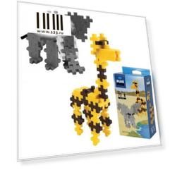Конструктор 3D Plus Plus Разноцветный конструктор для создания 3D моделей(сафари коричневый) 70 элементов
