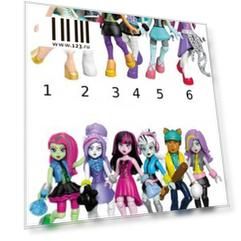 Конструктор MEGA BLOKS базовые фигурки персонажей Monster High 9 элементов