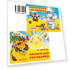 Альбом для рисования ПИФАГОР На пляже A4 12 листов