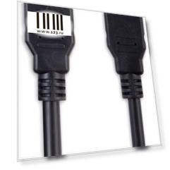 Кабель HDMI 3м Belsis BW1428 круглый черный
