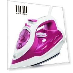 Утюг Scarlett Scarlett SC-SI30K28 2400Вт розовый