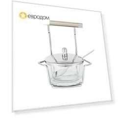Вазочка для сахара, сыра Regent Silverware Перле 13x9x15см