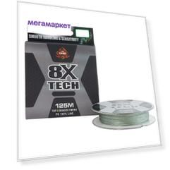 Шнур плетеный KAIDA 8X Tech зеленый 0.16 мм 11.1 кг