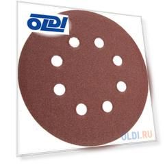 Круг фибровый STAYER MASTER 35452-125-080  8 отверстий велкро P80 125мм 5шт.