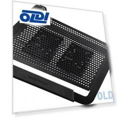 Подставка для ноутбука до 17" Cooler Master NotePal U2 Plus R9-NBC-U2PK-GP пластик/алюминий/резина 2000об/мин 21db черный