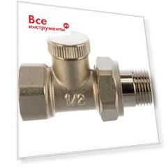 Прямой настроечный клапан для радиатора LAMMIN LM21047000015