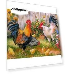 Картина для раскрашивания по номерам (по дереву, 30х40 см) ПТИЦЫ (M-11139)