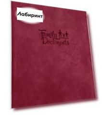 Папка-органайзер для семейных документов (А4, кожзам, красный) (52910)