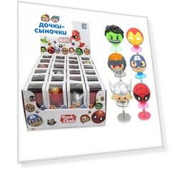 Игрушка-прыгун 1Toy Чпок-Скок: Marvel, , 12 см