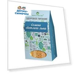 Семена льна ОРГТИУМ (светлые) 200 гр