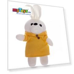 Вязаная игрушка ABtoys Knitted Зайка, 22 см