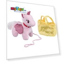 Мягкая игрушка Bondibon "Милота" Крылатый единорог в сумке, 20 см