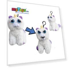 Мягкая игрушка-брелок Feisty Pets Единорог, 11 см