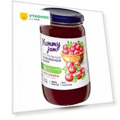 Джем Yummy jam клюквенный без сахара 350 г
