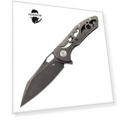 Складной нож CH3515 Black, сталь S35VN