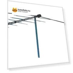 Антенна уличная Дельта Н351А 12V б/к (активная, МВ-ДМВ, с б/п, 20-28,5 дБ, пакет)
