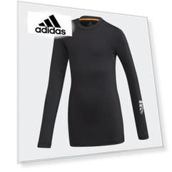 Теплый лонгслив для фитнеса Alphaskin AEROREADY adidas Performance