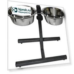 Миски для собак Lilli Pet Double Dinner на кронштейне 2*1.7л
