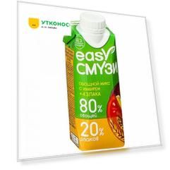 Смузи Easy Смузи Мультиовощной Имбирь со злаками 0.25 л