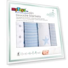 Набор муслиновых пеленок Aden Anais Dapper 112х112 см, 4 шт