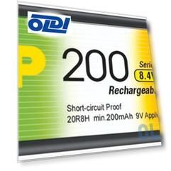 Аккумулятор 200 mAh GP 20R8H-2CRU1 20R8H 1 шт