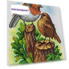 Алмазная вышивка Вышиваем бисером Парочка (на магнитной основе), 20x28,5 см