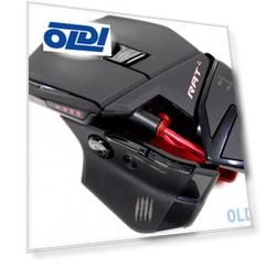 Игровая мышь Mad Catz  R.A.T. 4+ чёрная (PMW3330, USB, 9 кнопок, 7200 dpi, красная подсветка)