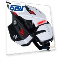 Мышь проводная Mad Catz R.A.T. 6 белый USB
