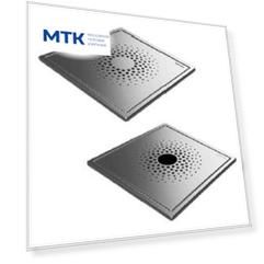 Uponor Drain решетка трапа квадратная ELEGANT 197х197мм, нерж. сталь, со стальной рамой, 1093064