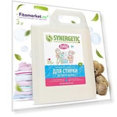 Гель для стирки детского белья гипоаллергенный, 5 л, Synergetic