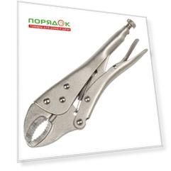 Зажим ручной 220 мм, полукруглый захват, Bartex, 343017
