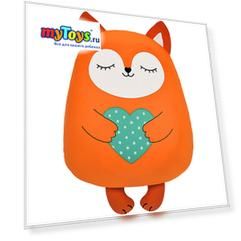 Игрушка-подушка Maxitoys "Сплюшка Лисичка", 30 см