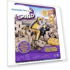 Kinetic Sand Набор для лепки Кинетический песок Бульдозер