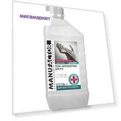 Гель-антисептик для рук MANUFACTOR, ПВХ, 1 л N30814