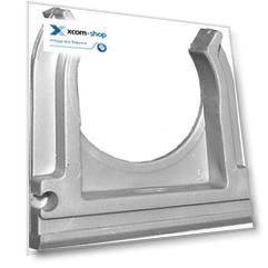 Клипса RUVinil К01163 для трубы 63мм пластмасса серый (40 шт)