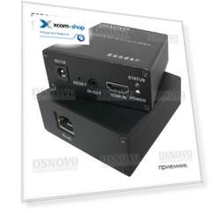 Комплект OSNOVO TLN-Hi/1+RLN-Hi/1 для передачи HDMI по сети Ethernet. Расстояние передачи "точка-точка" до 170м. Можно увеличивать расстояние передачи