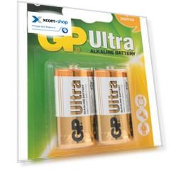 Батарейка GP Ultra Alkaline 14AU LR14 1,5V, 2шт, 8Ah, size С