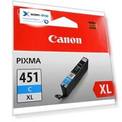 Картридж Canon CLI-451C XL 6473B001 для MG6340, MG5440, IP7240, голубой, 660 стр