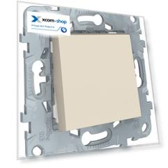 Переключатель Schneider Electric NU520344 UnicaNew, беж, 1-клавишный, сх. 6, 10 AX, 250В