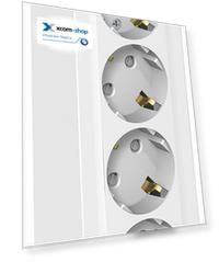 Розетка Schneider Electric BLNRA011411 4-я с/з со шторками 16А, 250В, изолир. пластина (белый) наруж