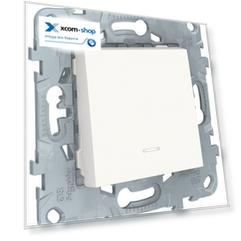 Выключатель Schneider Electric NU520118N UnicaNew, белый, 1-клавишный, с подсветкой, сх. 1а