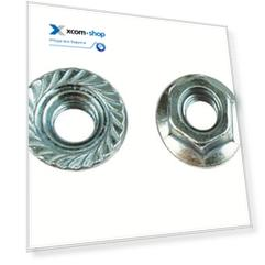 Гайка DKC CM100800 с насечкой, препятствующей откручиванию М8, "M5 Combitech" (уп100шт)