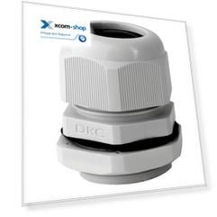 Кабельный ввод DKC 53400 с контргайкой, IP68, PG48, д.34 - 43мм, "Express"