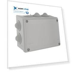 Коробка распределительная с кабельными вводами, IP55, 240х190х90мм