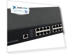 Инжектор PoE OSNOVO Midspan-12/180RGM управляемый Gigabit Ethernet на 12 портов.Соответствует стандартам PoE IEEE 802.3af/at.Автоматич.определение PoE