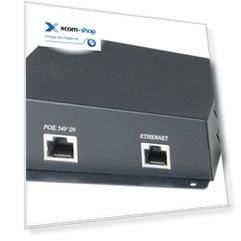 Сплиттер PoE SC&T IP06S High. Поддерживает стандарт IEEE 802.3at. Обеспечивает разделение питающего напряжения и данных, передаваемых по Ethernet от и