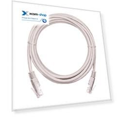 Кабель патч-корд U/UTP 5e кат. 2м. Netlan EC-PC4UD55B-BC-PVC-020-GY-10 2хRJ45/8P8C, T568B, Molded, BC (чистая медь), PVC нг(B), серый, уп-ка 10шт.