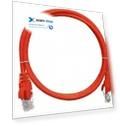 Кабель патч-корд U/UTP 5e кат. 3м. NikoMax NMC-PC4UD55B-030-RD 2хRJ45/8P8C, T568B, Molded, BC (чистая медь), PVC нг(А), красный