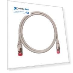 Кабель патч-корд S/FTP 6А кат. 5м NikoMax NMC-PC4SA55B-050-C-GY 2хRJ45/8P8C, T568B, Molded, BC (чистая медь), LSZH нг(А)-HFLTx, серый